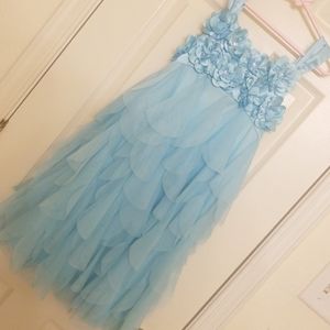 Girls light blue Biscotti Dress sz 8